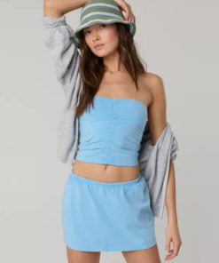 OFFLINE By Aerie OG Cotton Ruched Tube Top